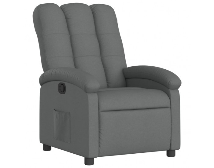 Sonata H Фотьойл с регулируема облегалка, тъмносив, плат