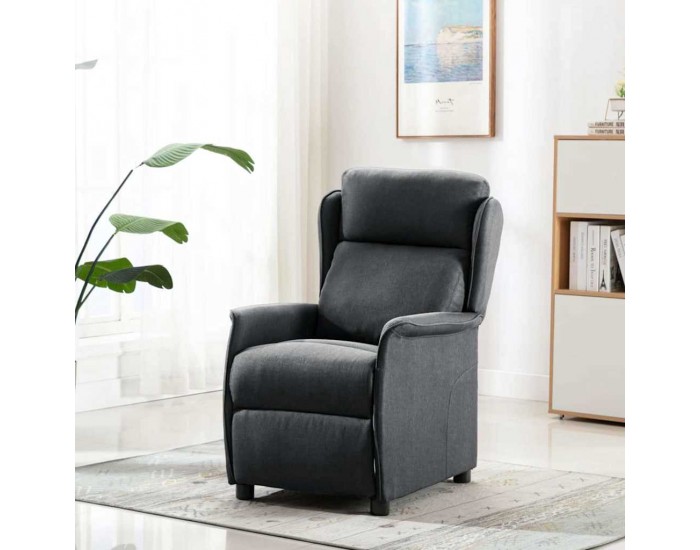 Sonata H Разтегателен стол Тъмносив 67.5 x 93.5 x 101.5 см текстил