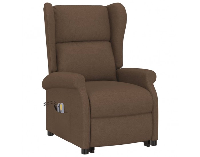 Sonata H Изправящ масажен стол, кафяв, текстил