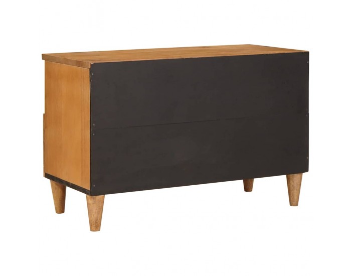 Sonata H ТВ шкаф с рафт Светлокафяво 70 x 33 x 46 см мангово дърво масив