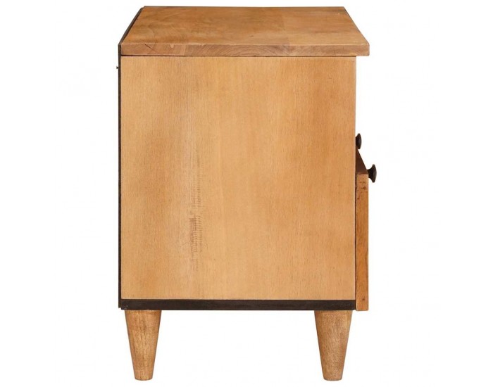 Sonata H ТВ шкаф с рафт Светлокафяво 70 x 33 x 46 см мангово дърво масив