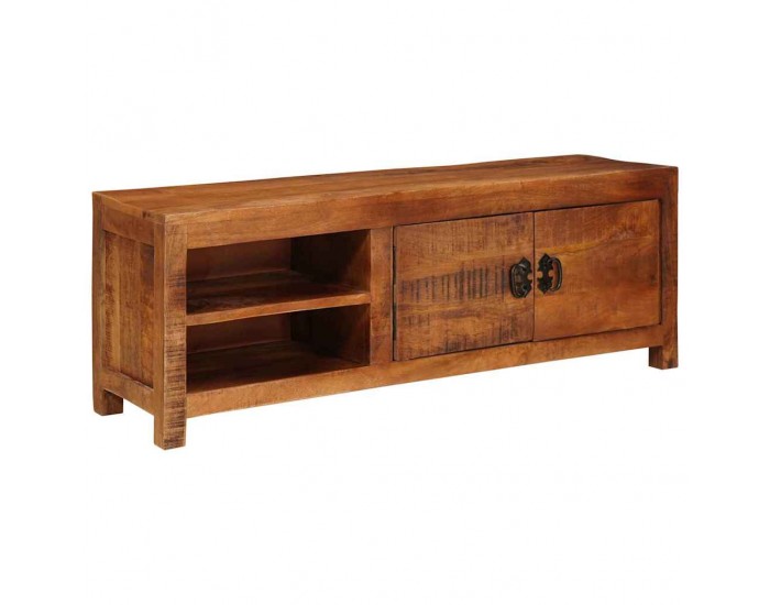 Sonata H ТВ шкаф Кафяво 110 x 30 x 40 cm мангово дърво масив