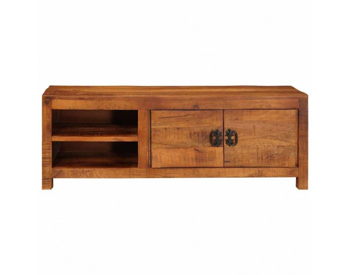 Sonata H ТВ шкаф Кафяво 110 x 30 x 40 cm мангово дърво масив