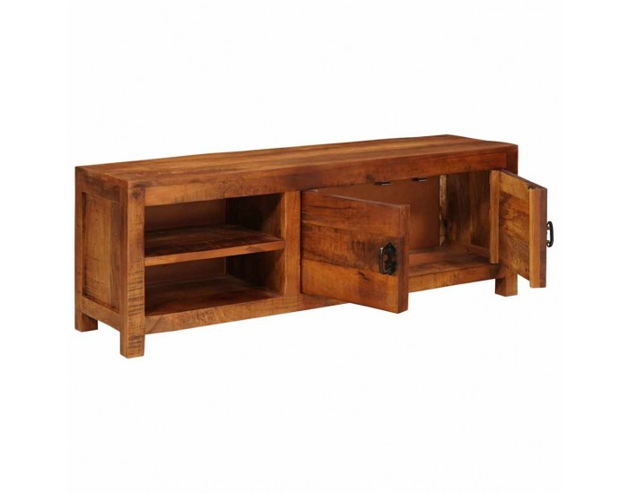 Sonata H ТВ шкаф Кафяво 110 x 30 x 40 cm мангово дърво масив