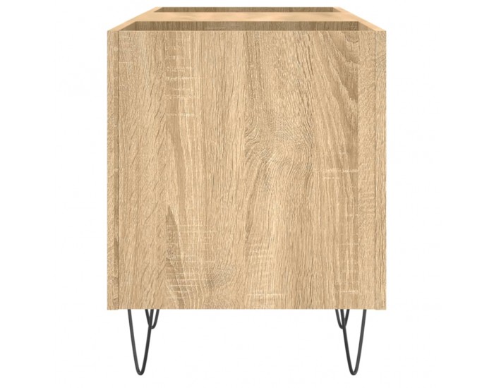 Sonata H Шкаф за винилови плочи сонома дъб 121x38x48 см инженерно дърво