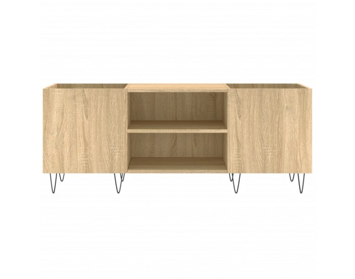 Sonata H Шкаф за винилови плочи сонома дъб 121x38x48 см инженерно дърво