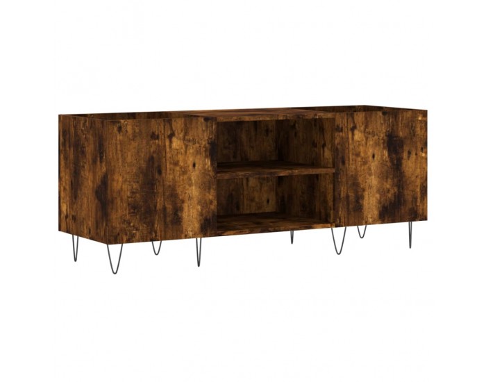 Sonata H Шкаф за винилови плочи опушен дъб 121x38x48 см инженерно дърво