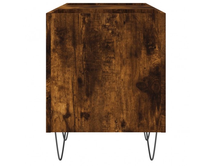 Sonata H Шкаф за винилови плочи опушен дъб 121x38x48 см инженерно дърво