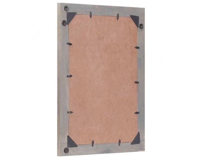 Sonata H Огледало за баня с огледало Сив и сребърен 50 x 70 x 3 см