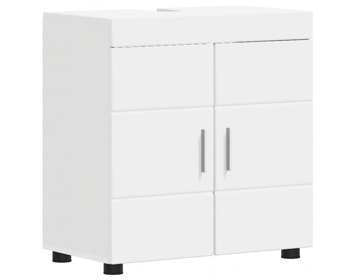 Sonata H Шкаф за баня с мивка TULUM Бяло 60 x 34 x 63 см Инженерно дърво