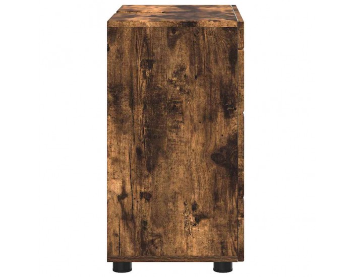 Sonata H Шкаф за баня с мивка с врата TULUM Опушен дъб 60 x 34 x 63 см