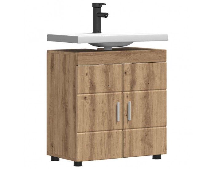 Sonata H Шкаф за баня с мивка с врата TULUM дъб артизан 60 x 34 x 63 см