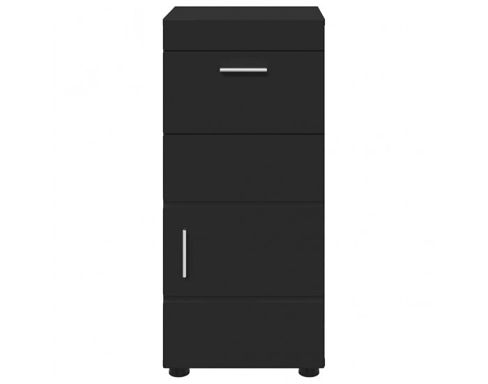 Sonata H Шкаф за баня TULUM Черно 37 x 31.5 x 82 см Инженерно дърво