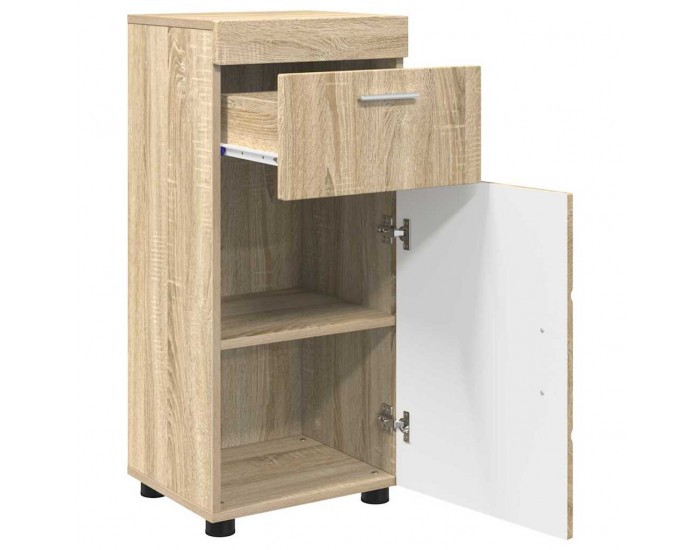 Sonata H Шкаф за баня TULUM дъб сонома 37 x 31.5 x 82 см Инженерно дърво