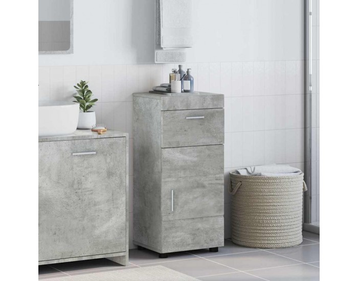 Sonata H Шкаф за баня с врата TULUM Бетонно сиво 37 x 31.5 x 82 см