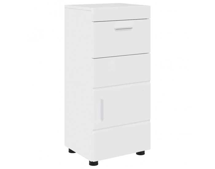 Sonata H Шкаф за баня TULUM Бяло Със Силен Гланц 37 x 31.5 x 82 см