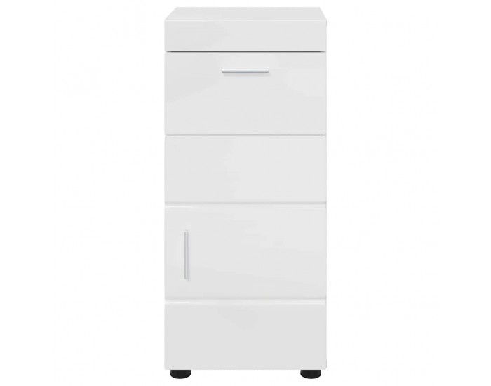 Sonata H Шкаф за баня TULUM Бяло Със Силен Гланц 37 x 31.5 x 82 см