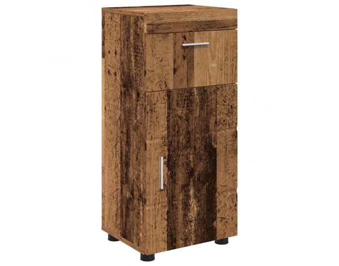 Sonata H Шкаф за баня със съхранение TULUM Старо дърво 37 x 31.5 x 82 см