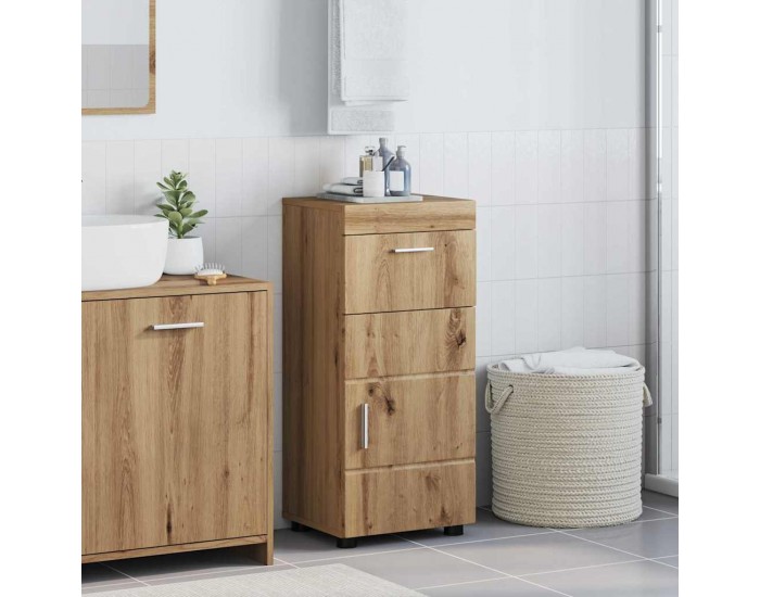 Sonata H Шкаф за баня със съхранение TULUM дъб артизан 37 x 31.5 x 82 см