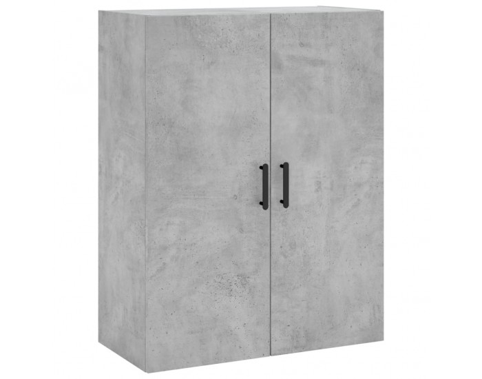 Sonata H Висок шкаф, бетонно сив, 69,5x34x180 см, инженерно дърво