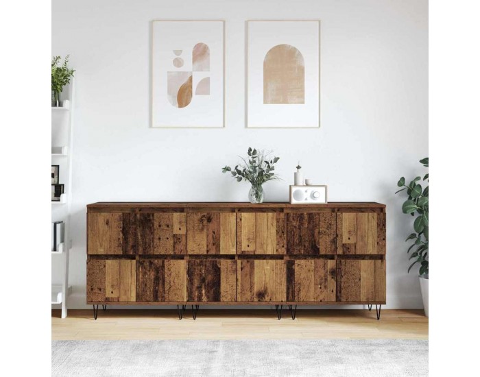 Sonata H Скейдбордове 3 pcs Старо дърво 180 x 35 x 70 см Инженерно дърво