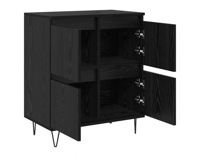 Sonata H Скейдбордове 2 pcs Черен дъб 120 x 35 x 70 см Инженерно дърво