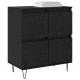 Sonata H Скейдбордове 2 pcs Черен дъб 120 x 35 x 70 см Инженерно дърво