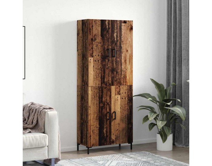 Sonata H Висок шкаф 2 pcs Старо дърво 69.5 x 34 x 180 см Инженерно дърво