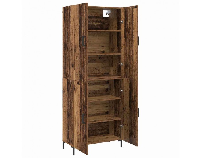 Sonata H Висок шкаф 2 pcs Старо дърво 69.5 x 34 x 180 см Инженерно дърво