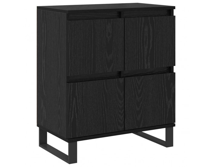 Sonata H Скейдбордове 3 pcs Черен дъб 180 x 35 x 70 см Инженерно дърво
