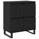 Sonata H Скейдбордове 3 pcs Черен дъб 180 x 35 x 70 см Инженерно дърво