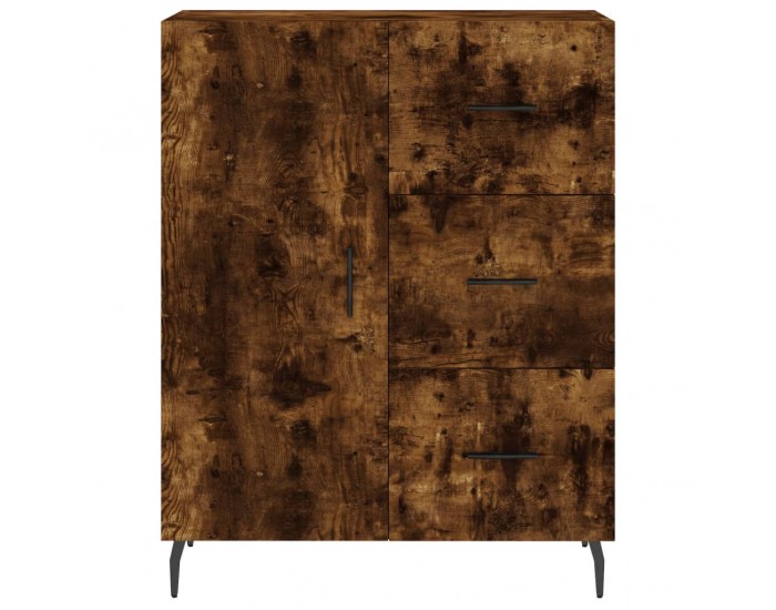 Sonata H Сайдборд, опушен дъб, 69,5x34x90 см, инженерно дърво