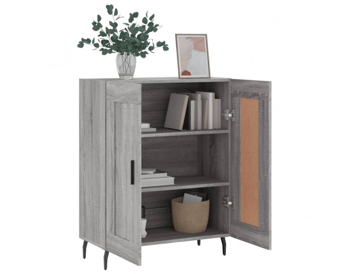 Sonata H Сайдборд, сив сонома, 69,5x34x90 см, инженерно дърво