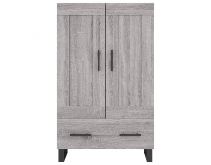 Sonata H Висок шкаф, сив сонома, 69,5x31x115 см, инженерно дърво
