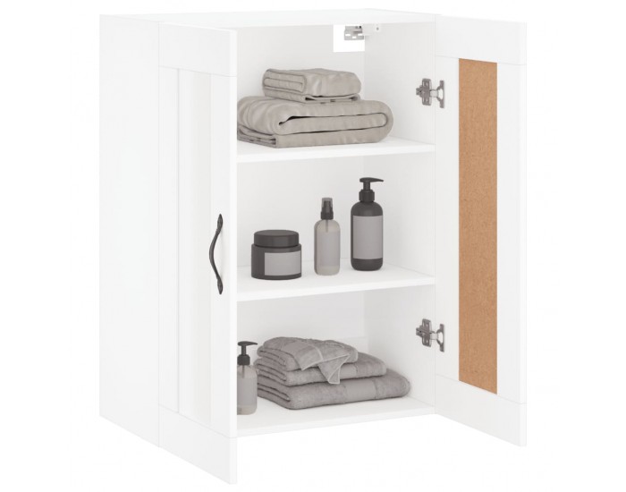 Sonata H Стенен шкаф бял 69,5x34x90 см инженерно дърво