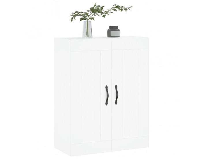 Sonata H Стенен шкаф бял 69,5x34x90 см инженерно дърво