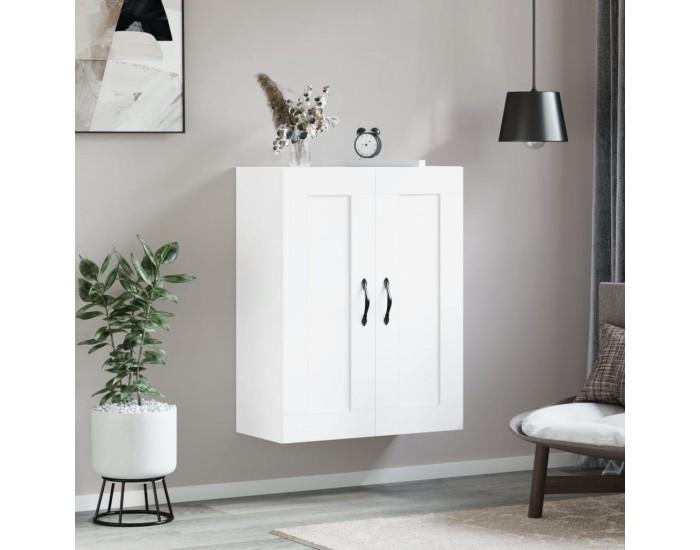 Sonata H Стенен шкаф бял 69,5x34x90 см инженерно дърво