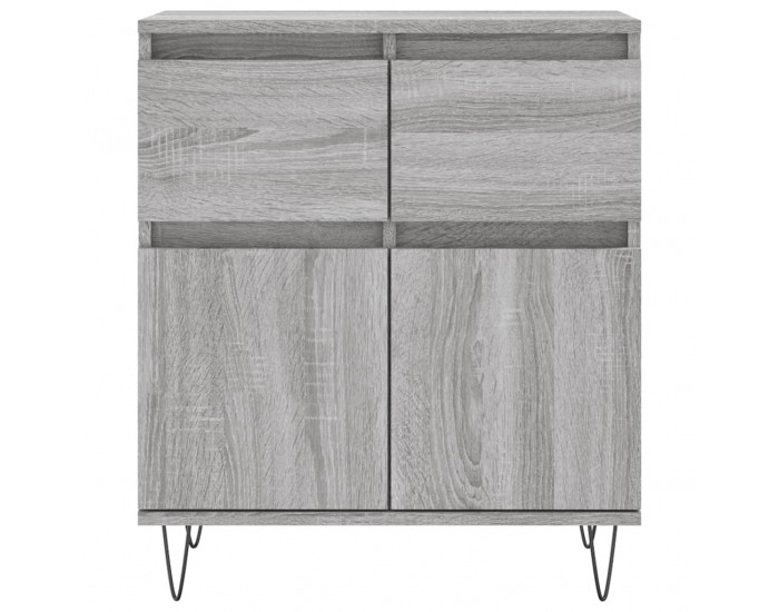 Sonata H Сайдборд, сив сонома, 60x35x70 см, инженерно дърво