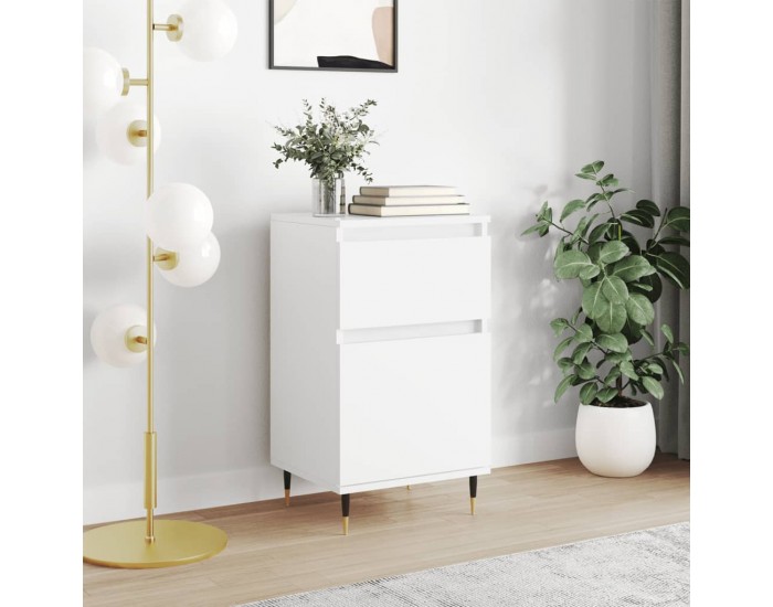 Sonata H Бюфет бял 40x35x70 см инженерно дърво