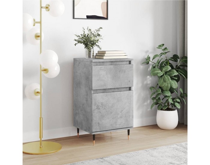 Sonata H Бюфет бетонно сив 40x35x70 см инженерно дърво