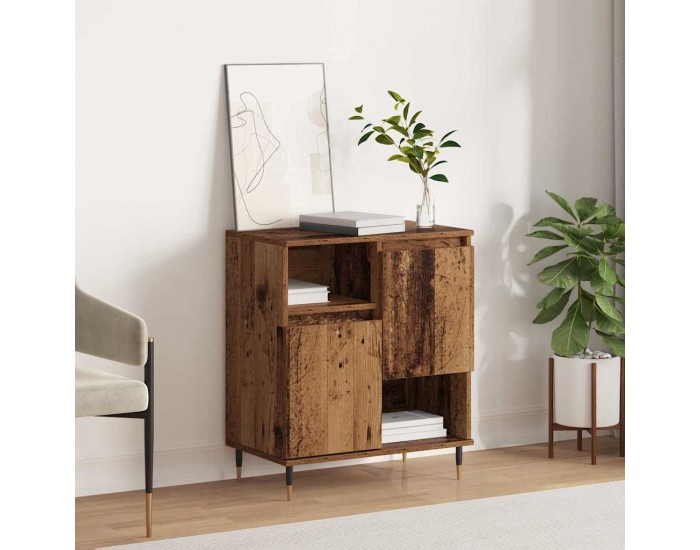 Sonata H Служебен шкаф Старо дърво 60 x 35 x 70 cm Инженерно дърво