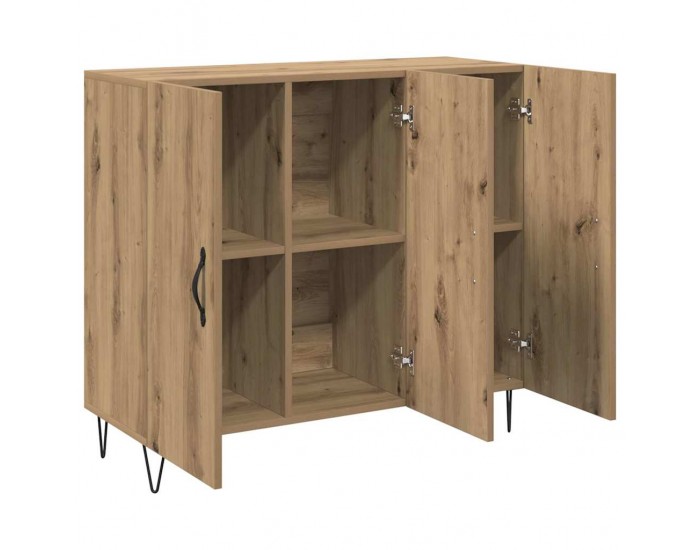 Sonata H Служебен шкаф дъб артизан 90 x 34 x 80 см Инженерно дърво