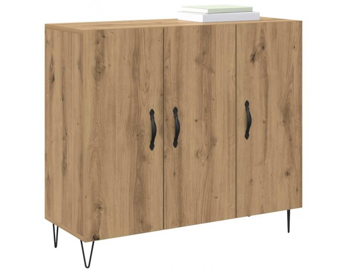 Sonata H Служебен шкаф дъб артизан 90 x 34 x 80 см Инженерно дърво