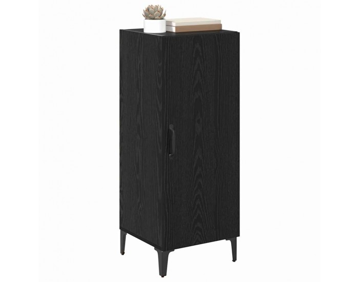 Sonata H Служебен шкаф Черен дъб 34.5 x 34 x 90 см Инженерно дърво