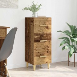 Sonata H Служебен шкаф Старо дърво 34.5 x 34 x 90 см Инженерно дърво - Дневна