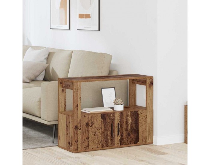 Sonata H Служебен шкаф Старо дърво 80 x 30 x 60 cm Инженерно дърво