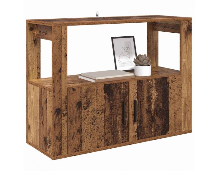 Sonata H Служебен шкаф Старо дърво 80 x 30 x 60 cm Инженерно дърво