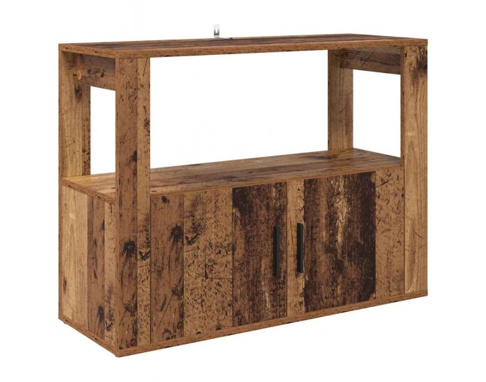 Sonata H Служебен шкаф Старо дърво 80 x 30 x 60 cm Инженерно дърво