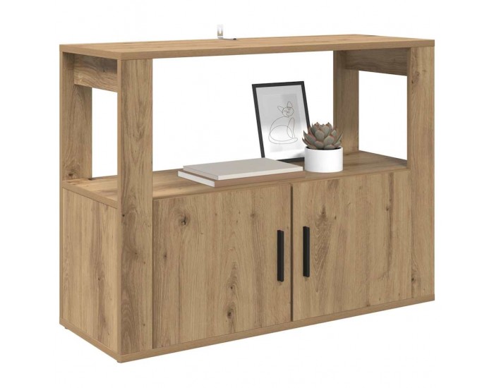 Sonata H Служебен шкаф дъб артизан 80 x 30 x 60 cm Инженерно дърво