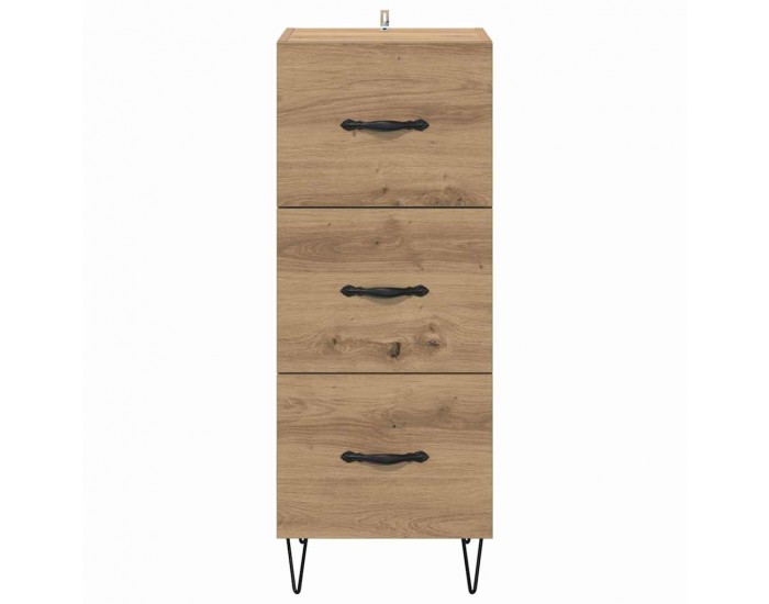 Sonata H Служебен шкаф дъб артизан 34 x 34.5 x 90 см Инженерно дърво